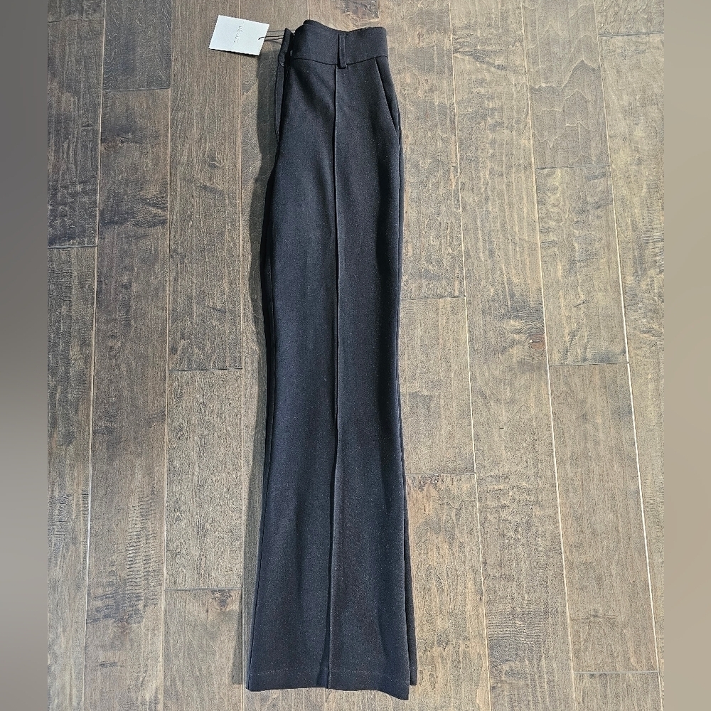 New Deluc Elegant Black Women's Flare Pants Sz XS - Picture 3 of 6